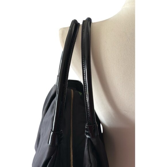 Kate Spade New York Stevie Black Nylon Double Handle Zipper Closure Diaper Bag - Picture 8 of 14